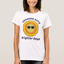 Jagen van stralen t-shirt