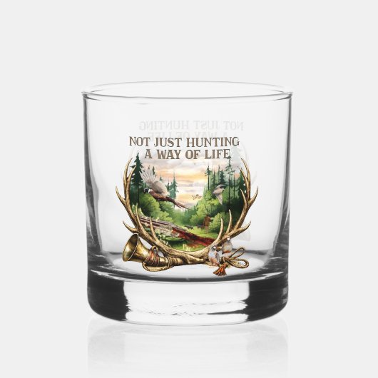 Jagen Whisky Glas (Voorkant)