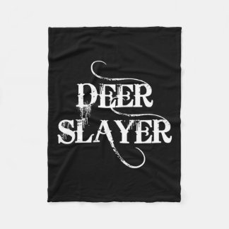 Jagen zegt hertendoder fleece deken