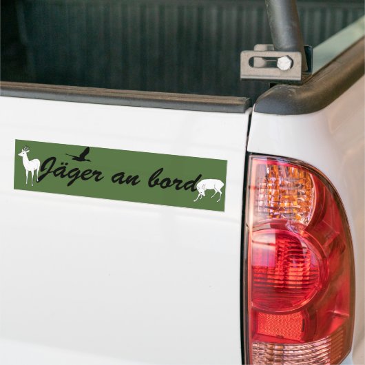 Jäger an bord bumpersticker (Op Truck)