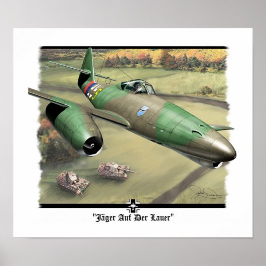 "Jäger Auf Der Lauer" Poster (Voorkant)
