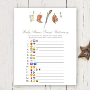 Jager baby shower Emoji afbeeldingsgame