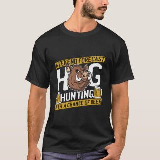 Jager Bier Jacht Wilde Zwijn Jacht T-shirt