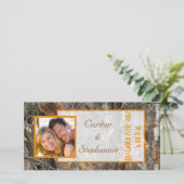 Jager Camo Chic Foto Aankondiging (Staand voorkant)