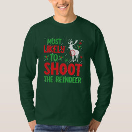 Jager Die Waarschijnlijk De Rendieren Neerschiet L T-shirt