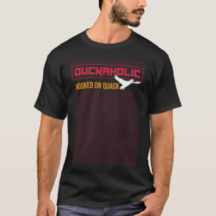 Jager Duckaholic Verslaafd aan Quack Duck T-shirt
