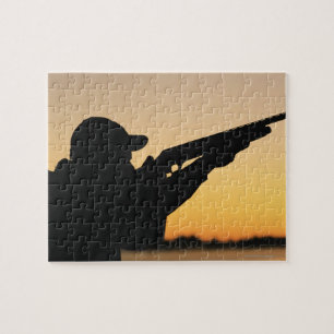 Jager en Pistool Legpuzzel