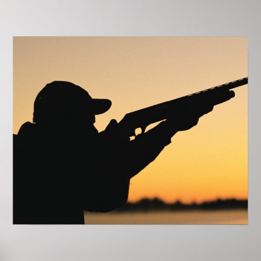 Jager en Pistool Poster (Voorkant)