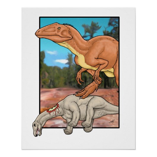 Jager en prooi perfect poster (Voorkant)