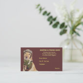  jager/Gevist gids Visitekaartje (Staand voorkant)