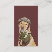  jager/Gevist gids Visitekaartje (Achterkant)