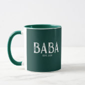 Jager Groen Baba Oprichtingsjaar Mok (Links)