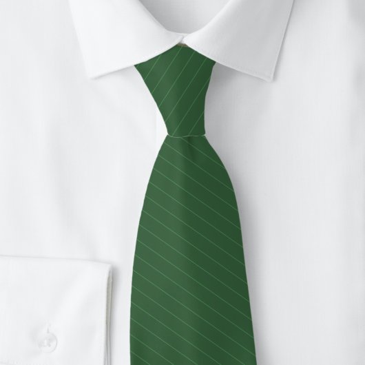Jager Groen Pinstripe Stropdas