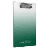 Jager Groen Verlopen Persoonlijke Leraar Klembord (Rechts)