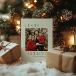 Jager groen Zalig kerstfeest foto Feestdagenkaart