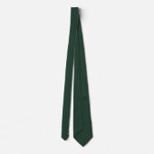Jager groene moderne initialen minimalistische mon stropdas (Achterkant)