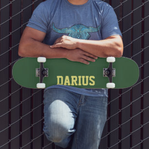 Jager Groene Moderne Naam Klassiek Trendy Persoonlijk Skateboard