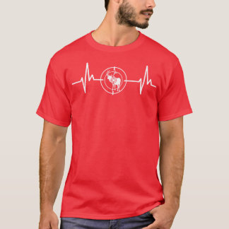 jager hartslag hertenjacht t-shirt