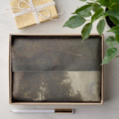 Jager in een landelijk landschap (Andreas Achenbac Tissuepapier (Geschenk)