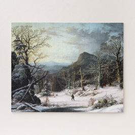 Jager in Winterwoud George Henry Durrie Legpuzzel