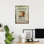 Jager, Jacht Viering van het Leven, Begrafenis Fot Poster (Thuiskantoor)