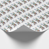 Jager kerstpapier cadeaupapier (Hoek)