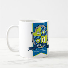 Jager letter H heraldiek groen blauw naam betekeni Koffiemok