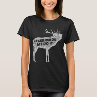 Jager liet me het doen - Grappig  drink shirt