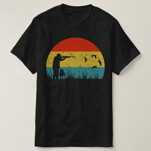 jager retro  silhouette 70s t-shirt (Design voorkant)