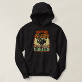 jager van beer als normale jager - alleen nog maar hoodie (Design voorkant)