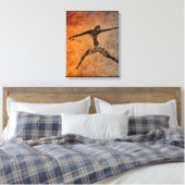 Jager van Lascaux Canvas Afdruk (Insitu (Slaapkamer))