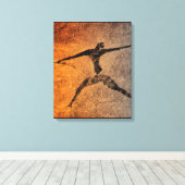 Jager van Lascaux Canvas Afdruk (Insitu (Houten vloer))