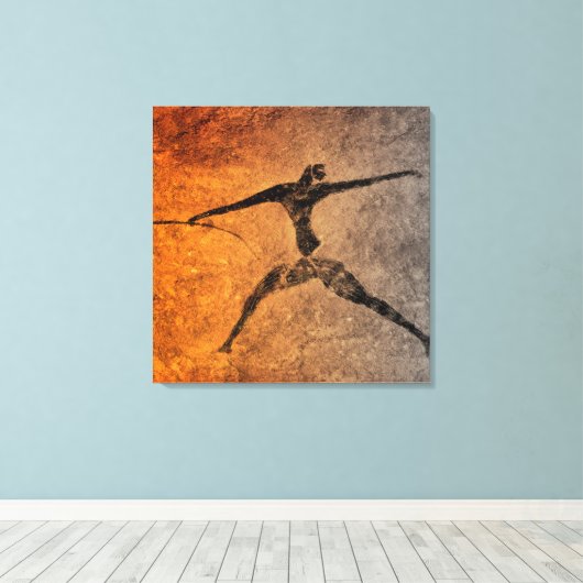 Jager van Lascaux Canvas Afdruk (Insitu (Houten vloer))