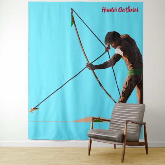 Jager Verzamelaar Wandtapijt Wandkleed (In situ)