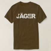 Jager wit t-shirt (Design voorkant)