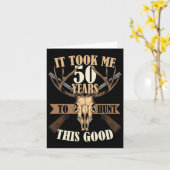 Jagers 50ste verjaardag Jaren oude herten Jacht St Kaart (Gele Bloem)