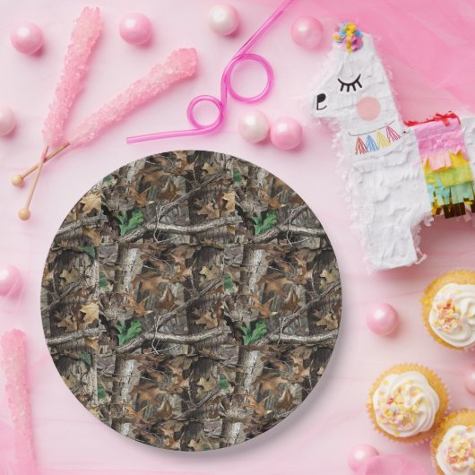 JAGERS BOOMBOOM CAMO #1 PAPIEREN BORDEN PAPIEREN BORDJE (Feest)