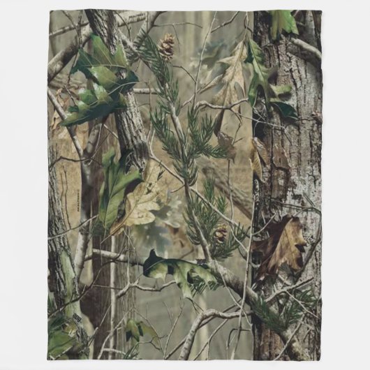 JAGERS CAMO 2 FLEECE DEKEN (Voorkant)