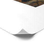 Jagers die een pauze nemen poster (Hoek)