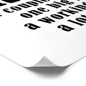 Jager's Gebed Grappige Poster (Hoek)