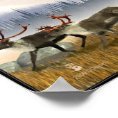 jagers in de mist poster (Hoek)