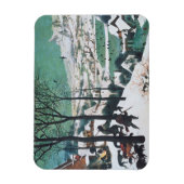 Jagers in de sneeuw door Bruegel Magneet (Verticaal)