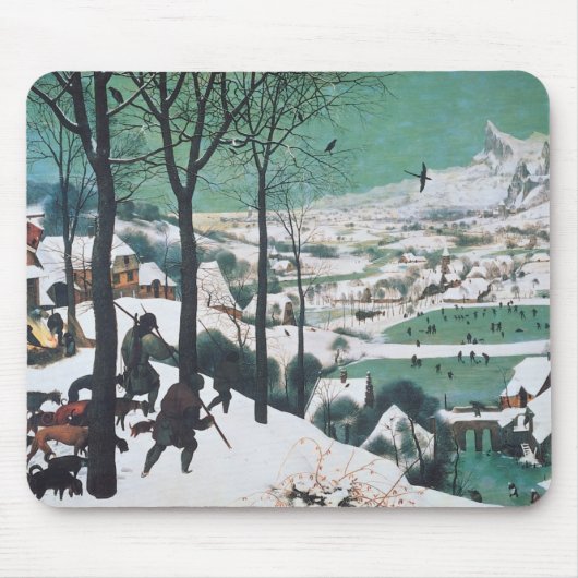 Jagers in de sneeuw door Bruegel Muismat (Voorkant)