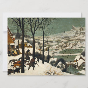 Jagers in de Sneeuw (door Pieter Bruegel de Oude) Kaart