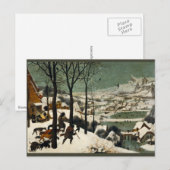 Jagers in de sneeuw door Pieter Bruegel de Ouderen Briefkaart (Voorkant / Achterkant)