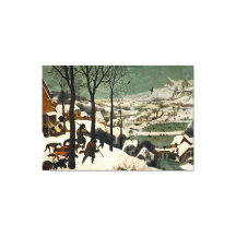 Jagers in de sneeuw door Pieter Bruegel de Ouderen