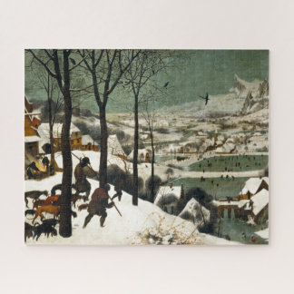 Jagers in de sneeuw door Pieter Bruegel de Ouderen Legpuzzel