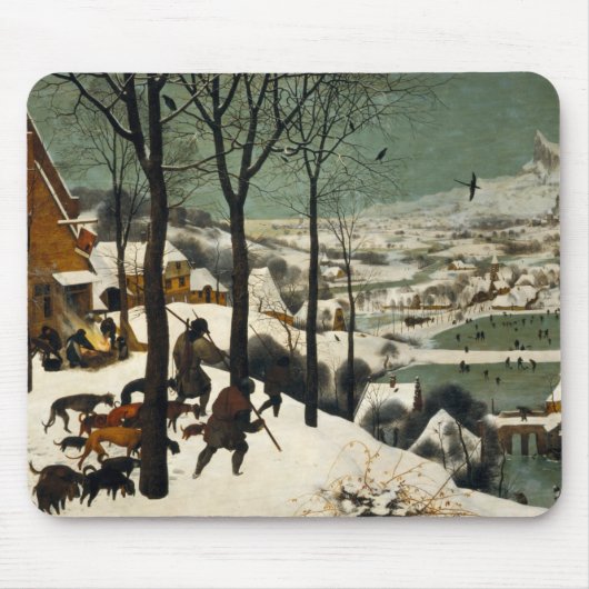 Jagers in de sneeuw door Pieter Bruegel de Ouderen Muismat (Voorkant)