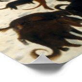 Jagers in de sneeuw door Pieter Bruegel de Ouderen Poster (Hoek)