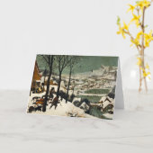 Jagers in de Sneeuw door Pieter Bruegel Ouder Kaart (Gele Bloem)